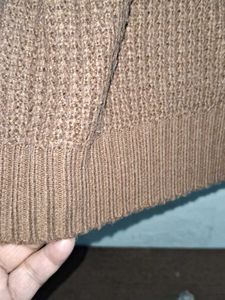Brown Knit Sweater
