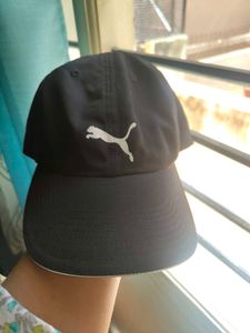 PUMA Moisture-Wicking Poly Cotton Running Cap