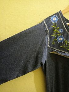 Nighty / Flower Print / Baby Fidding Zip Present