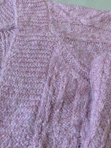 Woolen Crop Cardigan