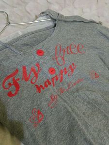Grey Sweatshirt For Women