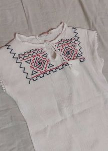 Embroidered White Top(UNUSED)