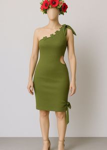Green Cutout Dress