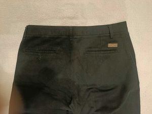 Men's Navy Blue Straight Leg Pants