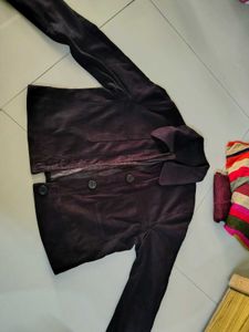 Black Half Jacket