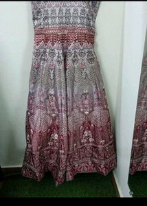 SILK WEDDING GOWN WITH DUPATTA