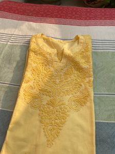 Pure Cotton Lucknowi Kurti