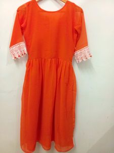 Vintage Brand New Orange Dress
