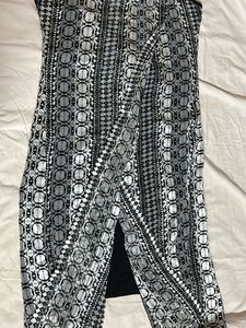black embellished anarkali