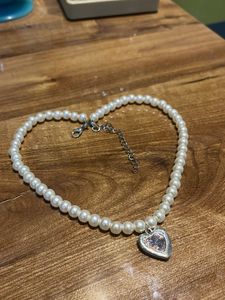 H&MPearl Heart Necklace