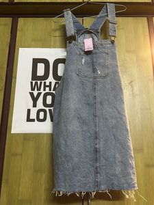 Blue Xl Denim Dungree