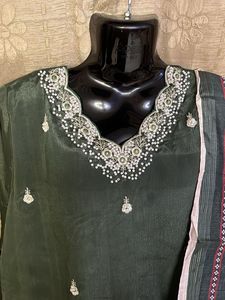 Elegant Green Kurta Set