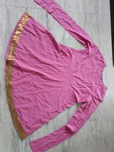 Umbrella Cut Top With Full Hands Doti Model Pant