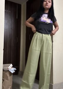 Pleated Pattern Pants
