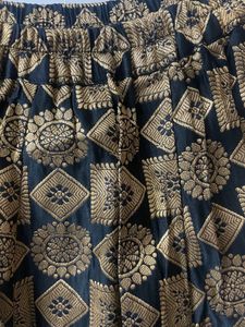 Gold And Black Lehnga Choli