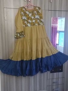 Tiered Floral Print Dress