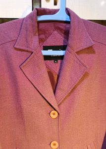 Elegant Purple Trench Coat