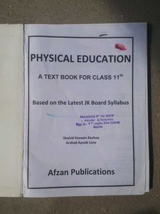 Physical Education - Class 11th J&amp;Kbose