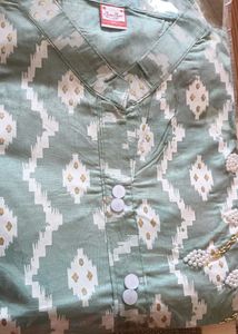Mint Green Kurti Pant Set