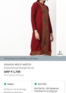 Winter Kurta And Woolen Leggings