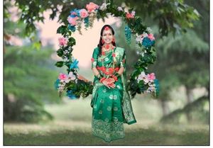 New Green Saree