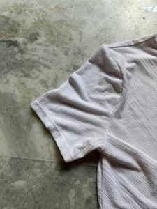 H&amp;M White Crop Top