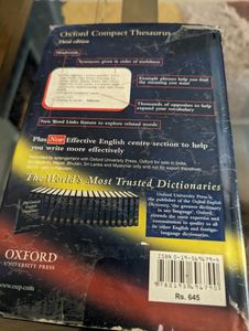 Oxford Compact Thesaurus Dictionary