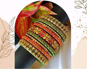 Silk Thread bangles ( Bridal)
