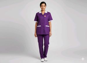 Purple Scrub Set , Hospital Nurse uniform