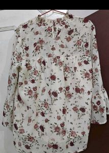 Mavie Vintage Floral Tunic Top