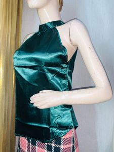 Emerald Green Halter Top