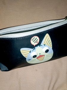 Black Kitty Pencil 👝Pouch 💞