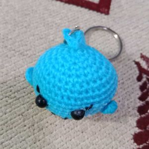 Whale Plushie Keychain