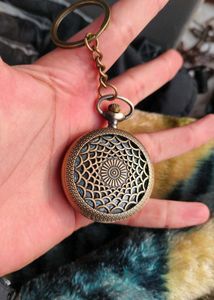 Vintage Style Pocket Watch Keychain