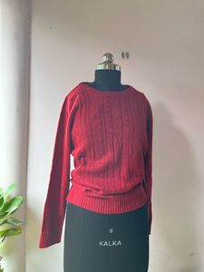 Red Knit Sweater