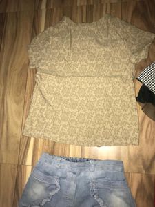 Little Girl Skirt Top Nikkar Size Weast 20 Age Group 5 Year To 6 Year