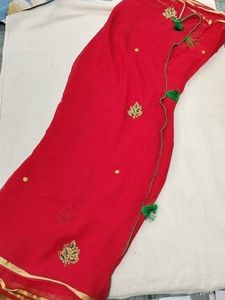 Red Saree