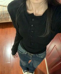 Black Long Sleeve Top