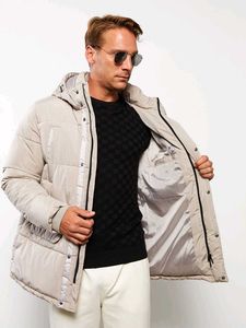 Beige Puffer Jacket