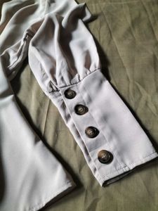SHEIN Button Down Chic Top