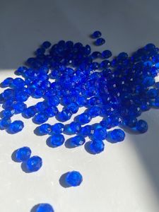 8mm blue Crystal Beads