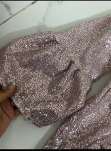 Shimmer Party Wear Top Size L