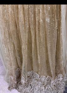 Golden Heavy Flairs Lengha