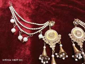 Golden Jhumka Earrings
