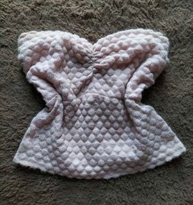 Y2K blush pink tube top 🩷