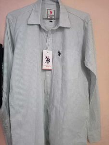 U.S. Polo Assn. Striped Shirt - L. Brand New