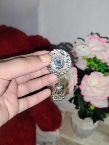 Silver Jhumka Earrings