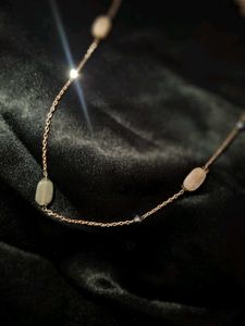 Delicate Stone & Chain Necklace