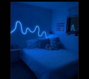 Blue Neon Rope Light DIY