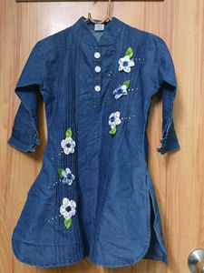 Denim Kurta For Women